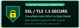 SSL 256-Bit Financial Encryption